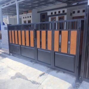 pagar minimalis modern